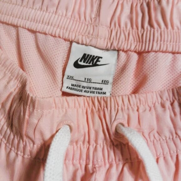 NIKE Quick-Dry Lightweight Pastel Pink Athletic Shorts Swim Trunks Hybrid XXL - Picture 6 of 8